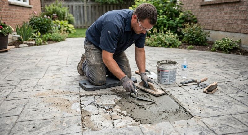 Decorative Concrete Repair in Fort Mill, SC