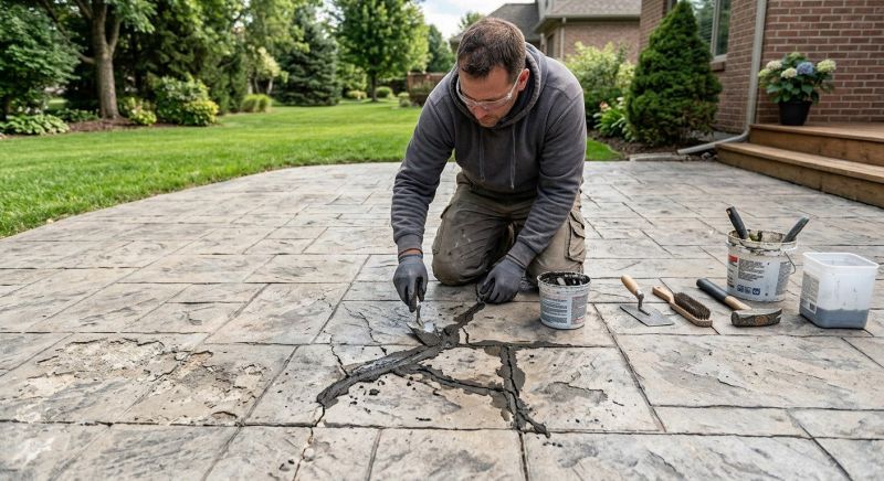 Decorative Concrete Repair in Layton, UT