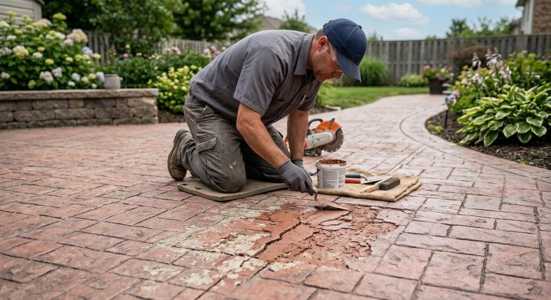 Decorative Concrete Repair in Corpus Christi, TX